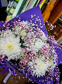 3 Хризантемы 4 гипсофиы